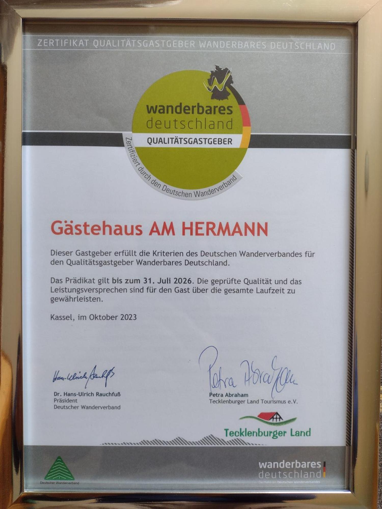 Gaestehaus Am Hermann Hörstel Kültér fotó